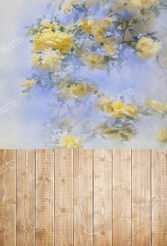 Kate Fondo Combi Flores Madera Día Madres Fondo Embarazada