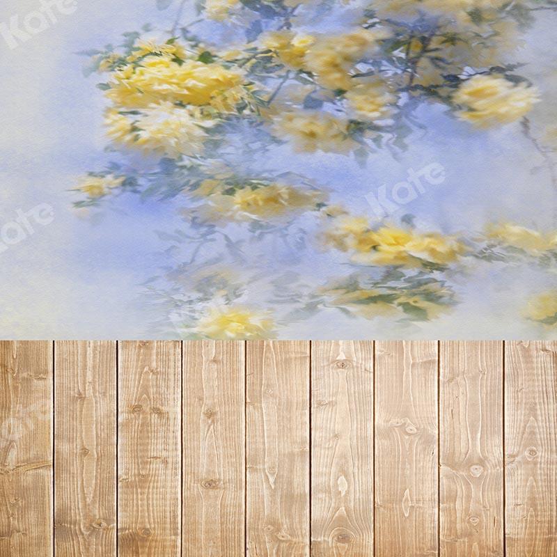 Kate Fondo Combi Flores Madera Día Madres Fondo Embarazada