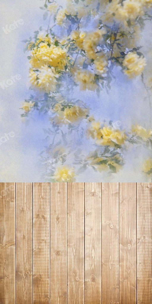 Kate Fondo Combi Flores Madera Día Madres Fondo Embarazada