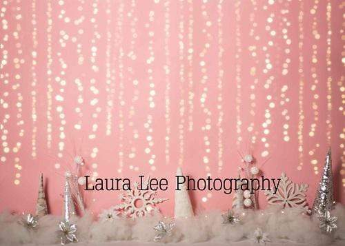 Katebackdrop£ºKate Girly Winter Wonderland Pink Backdrop Designed by Laura Lee Photography