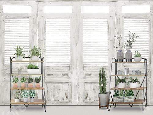 Katebackdrop£ºKate Spring Flower White Window Room Backdrop Designed By Claire