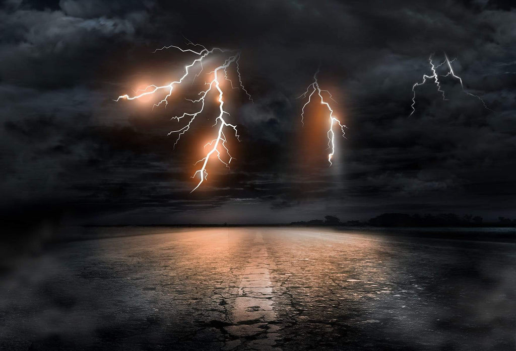 Katebackdrop：Kate Dark Sky Road Backdrop for Sports Photography designed by Jerry_Sina
