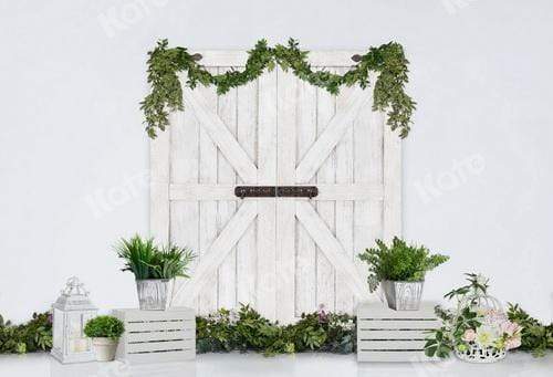Katebackdrop£ºKate Spring/Easter White Barn Door Backdrop Designed By Jerry_Sina