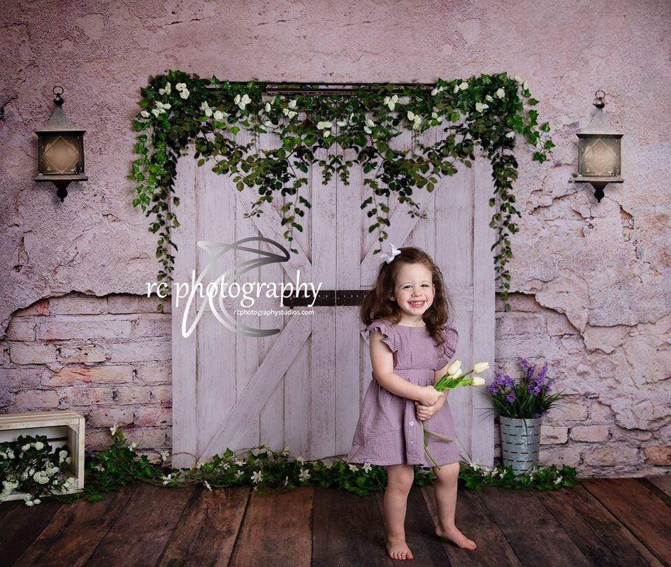 Katebackdrop：Kate Spring/Easter Barn Door Backdrop for Photography