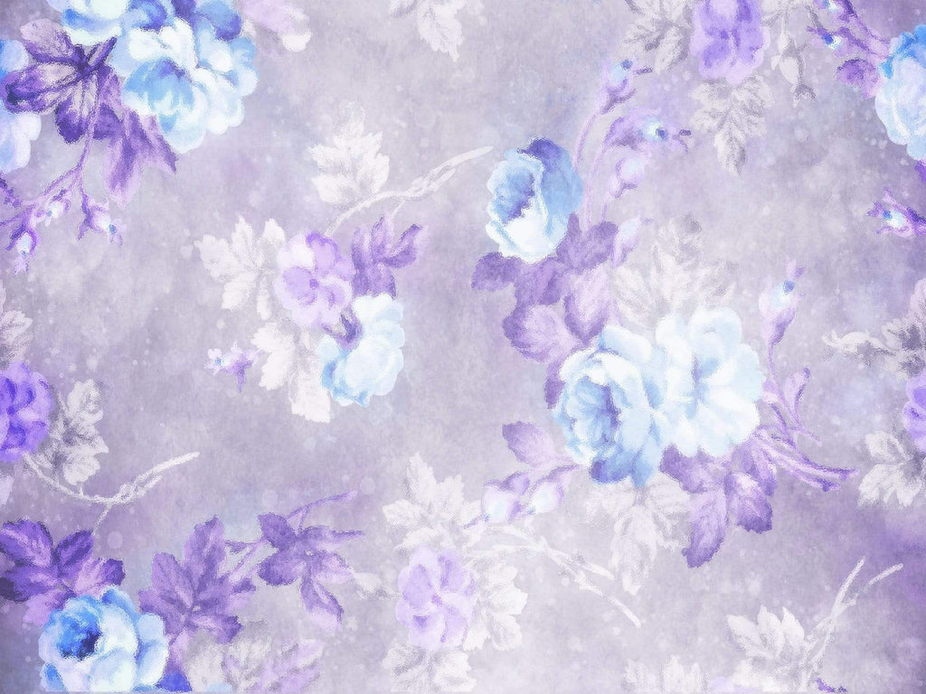 Katebackdrop：Kate Retro Blurry Bokeh Purple Flowers Backdrop for Photography Designed by JFCC