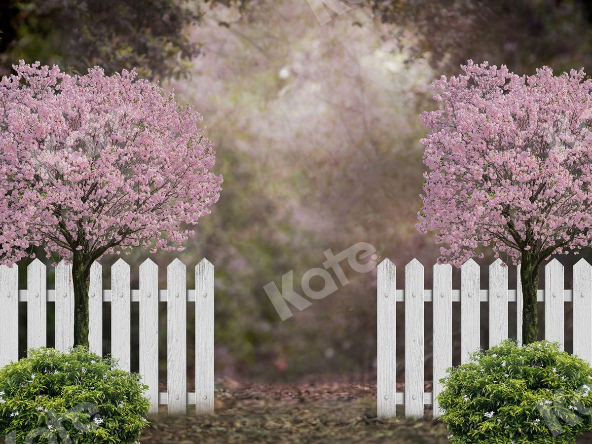 Kate Fondo de flores de cerezo de jardín de primavera para fotografía