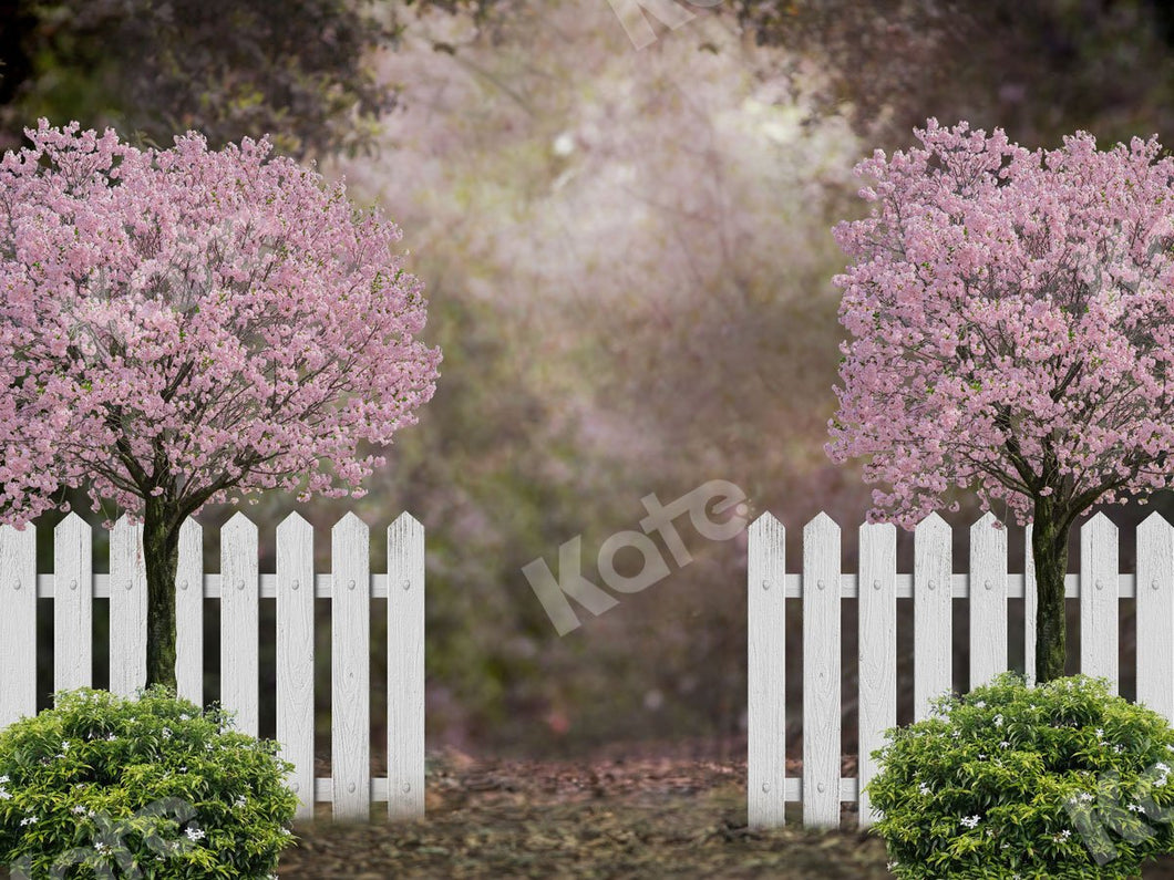 Kate Fondo de flores de cerezo de jardín de primavera para fotografía