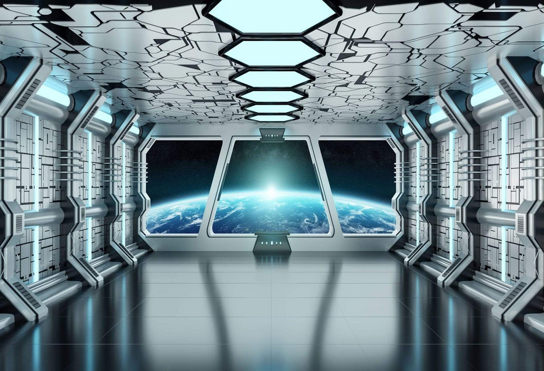 Katebackdrop£ºKate Universe Spacecraft Backdrop for Children Photography