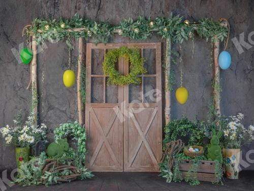 Katebackdrop£ºKate Easter Grass Barn Door Backdrop Designed by Jia Chan Photography