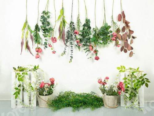 Katebackdrop£ºKate Spring Floral Grass Decorations Backdrop Designed by Jia Chan Photography