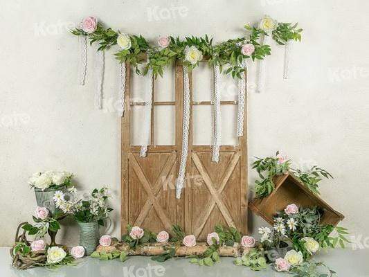 Katebackdrop£ºKate Doors Floral Spring Photo Backdrop Designed by Jia Chan Photography
