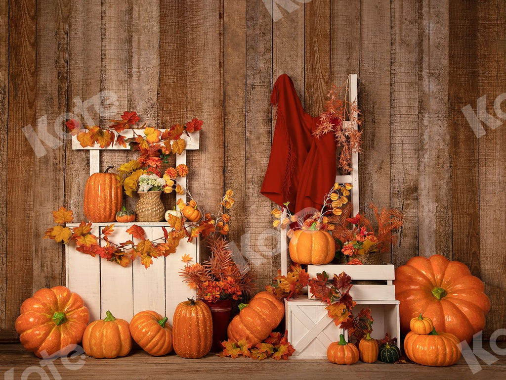 Kate Fondo de soporte de calabazas de Halloween de otoño / Acción de Gracias diseñado por Jia Chan Photography
