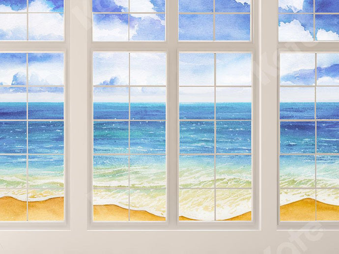 Kate Playa de ventana de telón de fondo de verano diseñado por Chain Photography