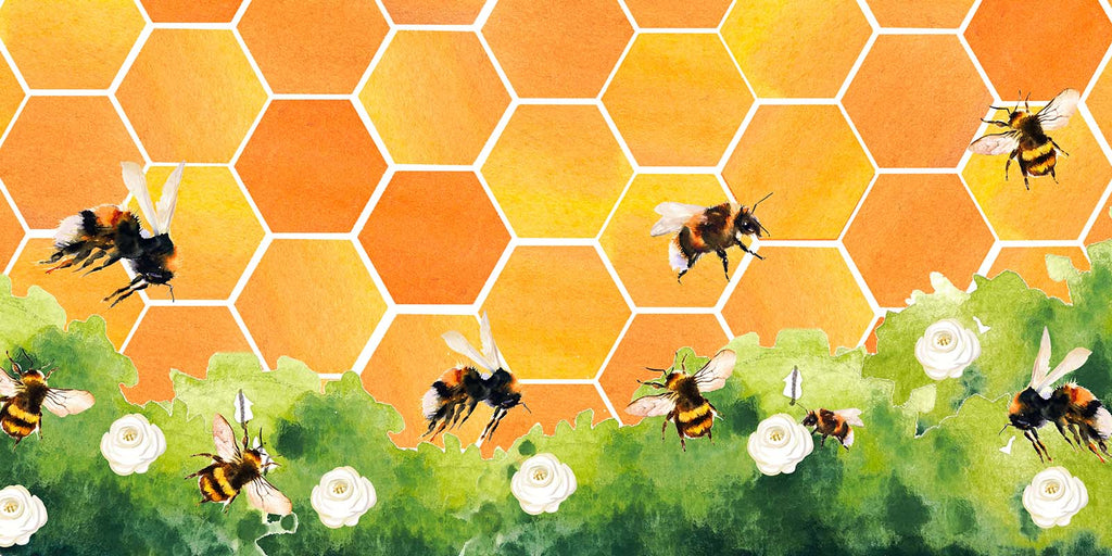Kate Telón de fondo de abeja en forma de panal diseñado por GQ