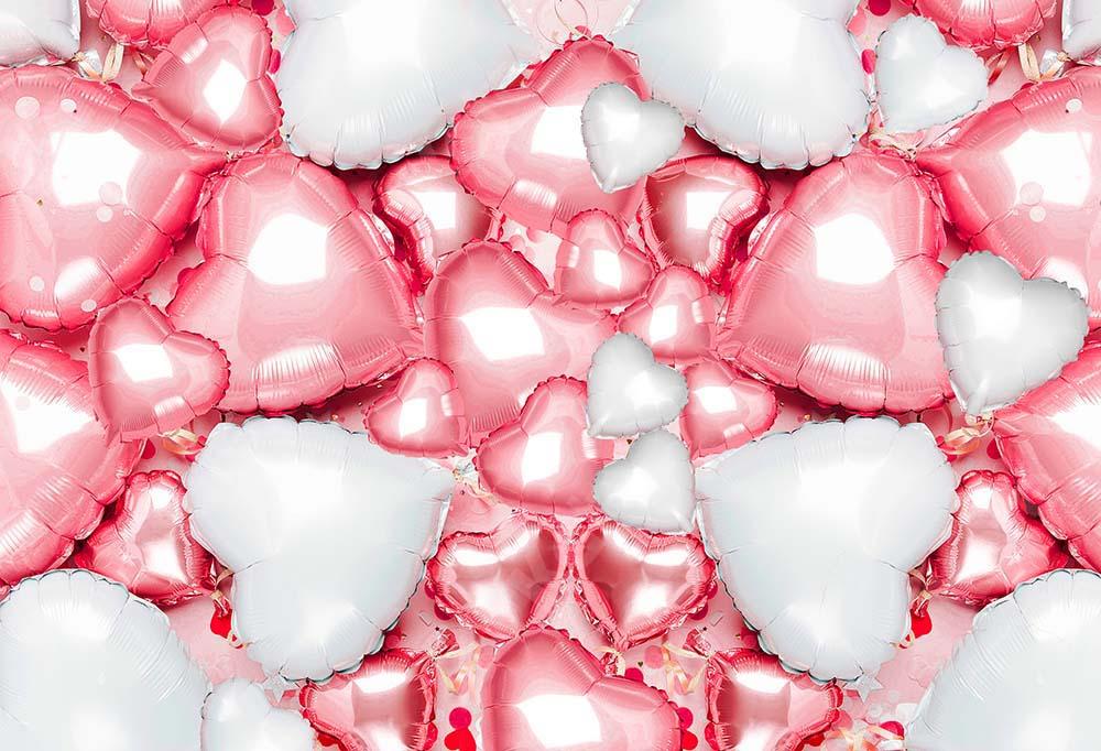 Kate Telón de fondo de globos de San Valentín diseñado por Chain Photography