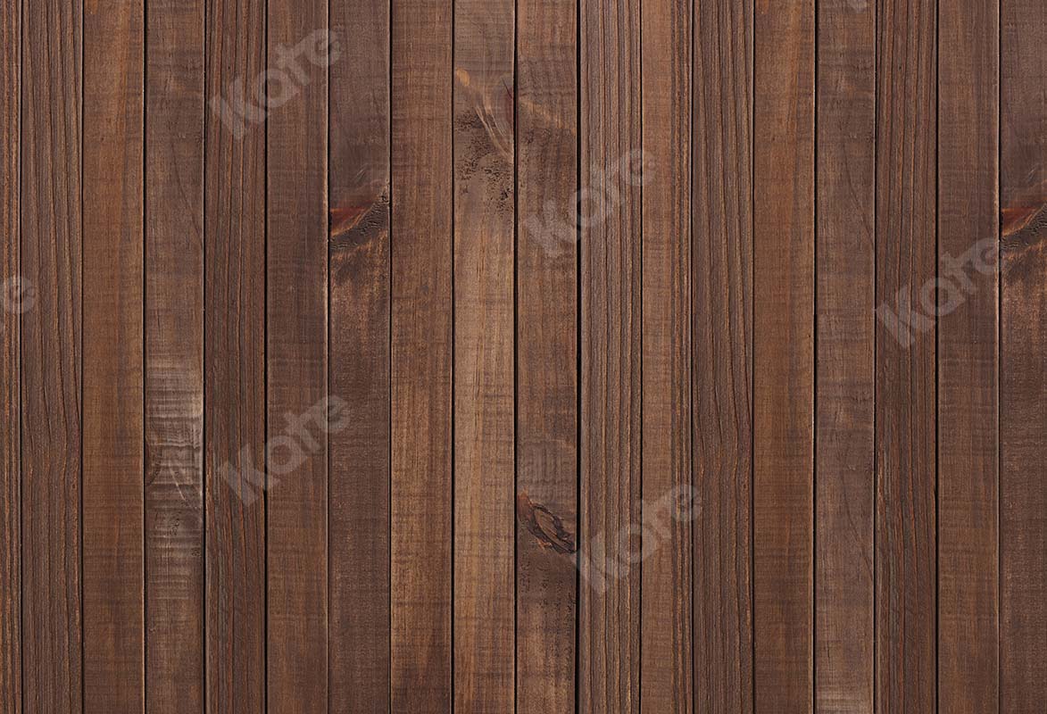 Kate Telón de fondo de madera marrón castaño diseñado por Kate Image