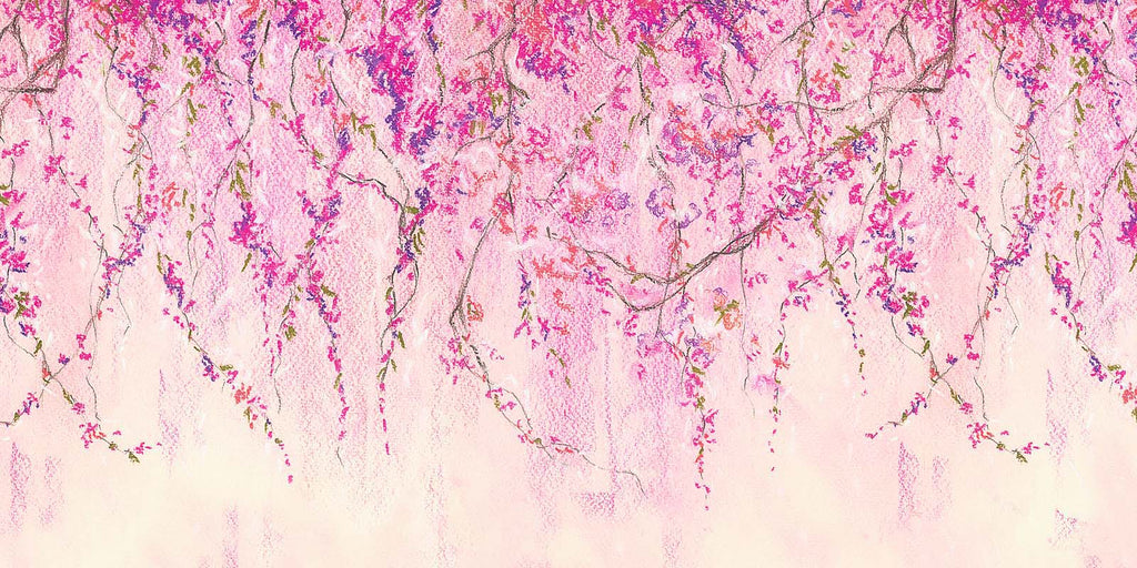 Kate Primavera rosa flores bellas artes violetas telón de fondo diseñado por Chain Photography