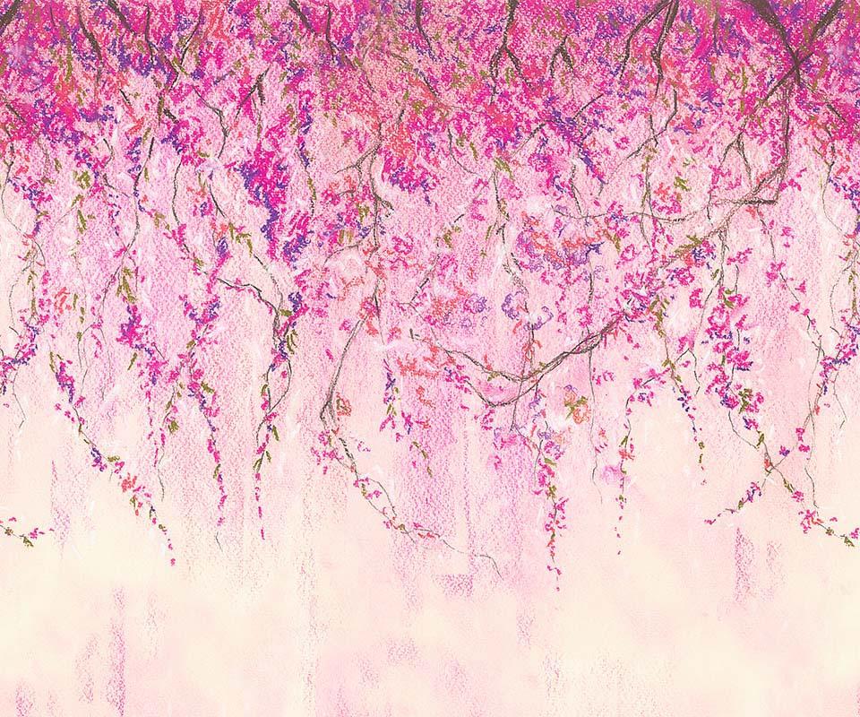 Cargar imagen en el visor de la galería, Kate Primavera rosa flores bellas artes violetas telón de fondo diseñado por Chain Photography