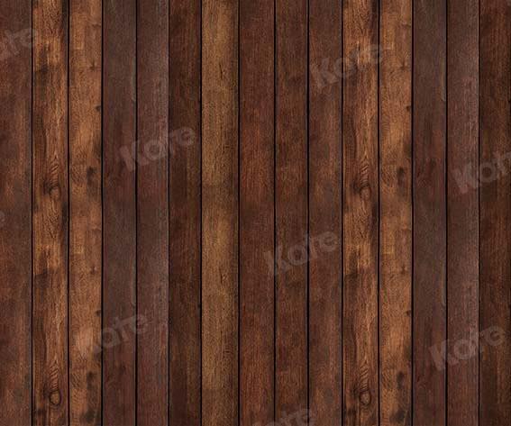 Kate Telón de fondo de madera de color marrón de madera diseñado por Kate Image