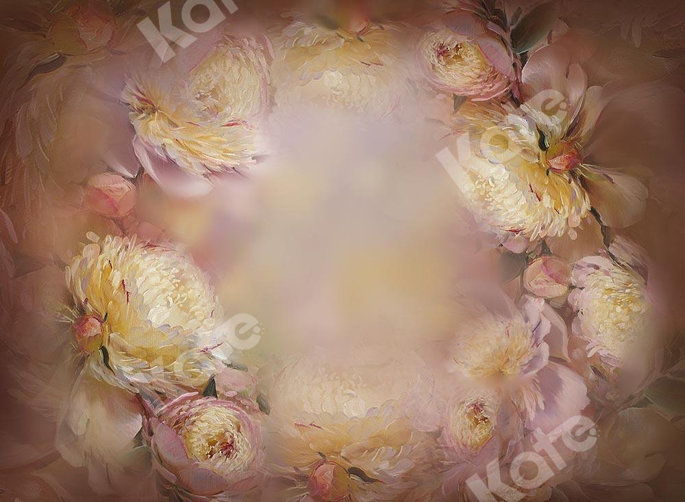 Kate Telón de fondo de flores florales de bellas artes diseñado por GQ