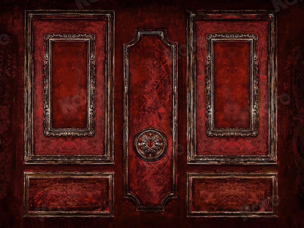 Kate Fondo de pared retro rojo puerta diseñado por Chain Photography