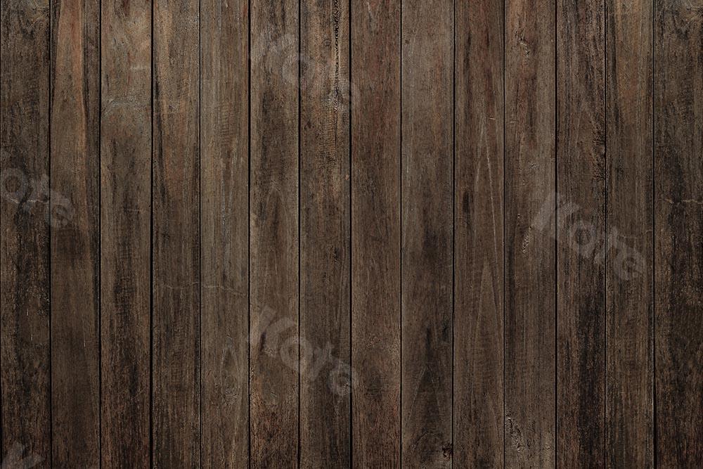 Kate Fondo de tablero de madera marrón oscuro de madera vieja diseñado por Kate Image
