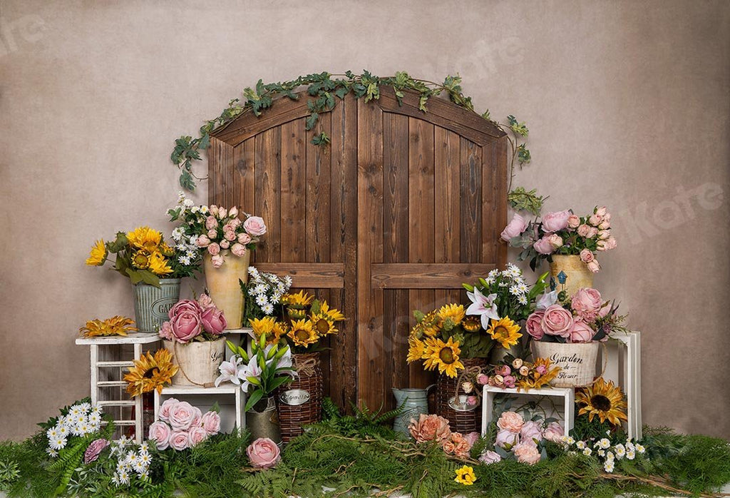 Kate Primavera / Día de la madre Floristería Cake Smash Telón de fondo Diseñado por Emetselch