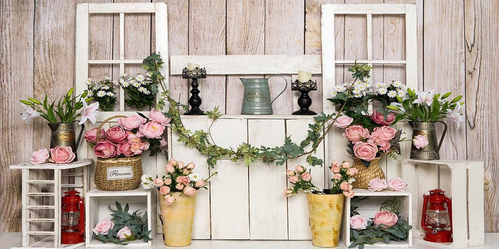 Kate Primavera / Día de la madre Soporte de flores Fondo de pastel Smash Diseñado por Emetselch
