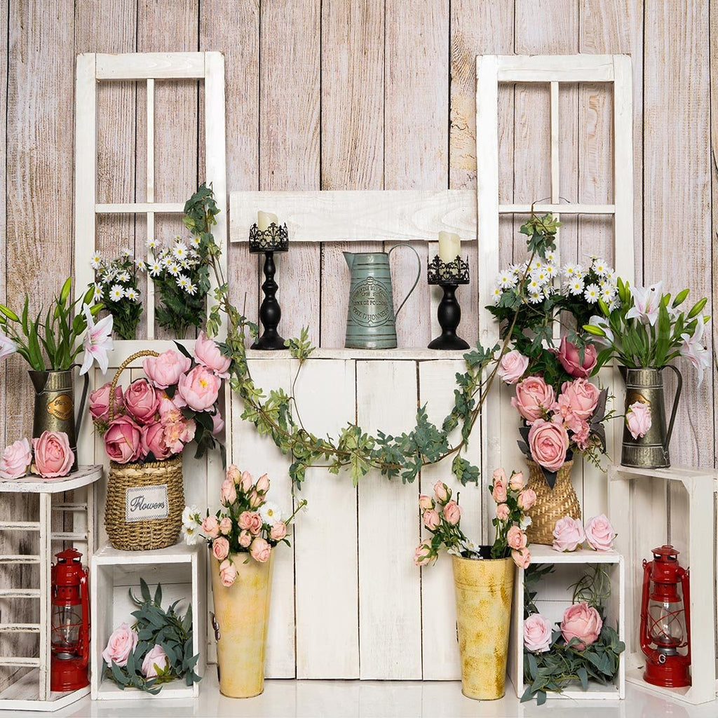 Kate Primavera / Día de la madre Soporte de flores Fondo de pastel Smash Diseñado por Emetselch