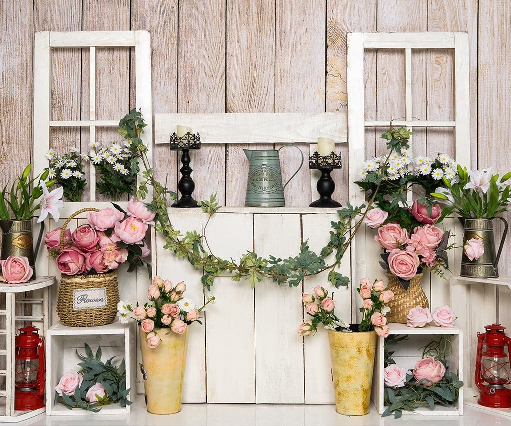 Kate Primavera / Día de la madre Soporte de flores Fondo de pastel Smash Diseñado por Emetselch