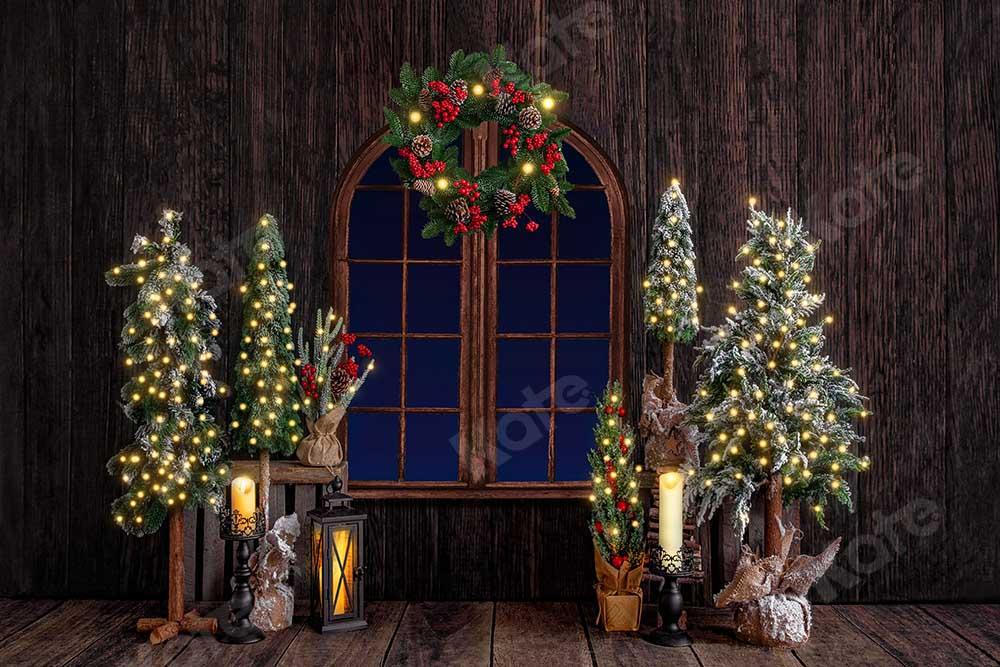 Kate Navidad Ventana De madera Telón de fondo para fotografía diseñado por Emetselch