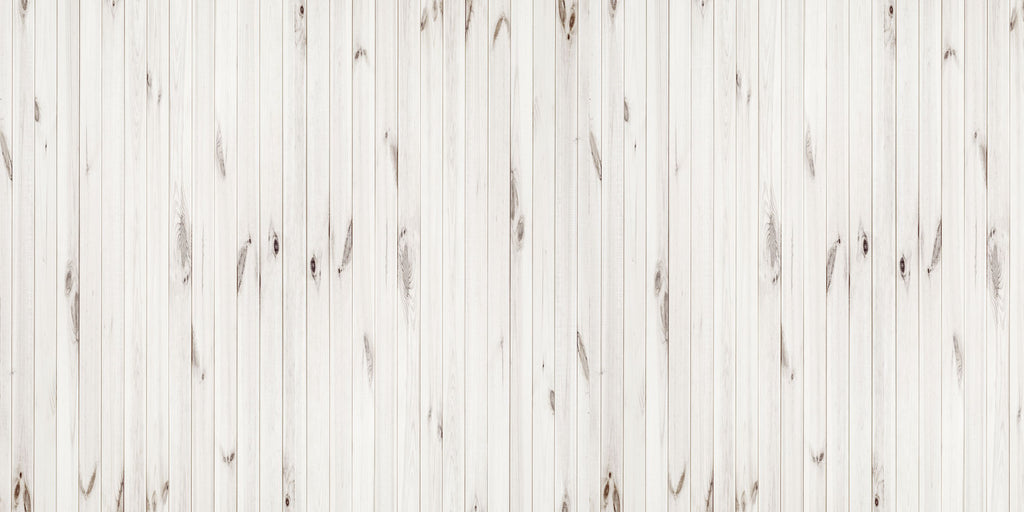 Kate Telón de fondo de pared retro de madera blanca