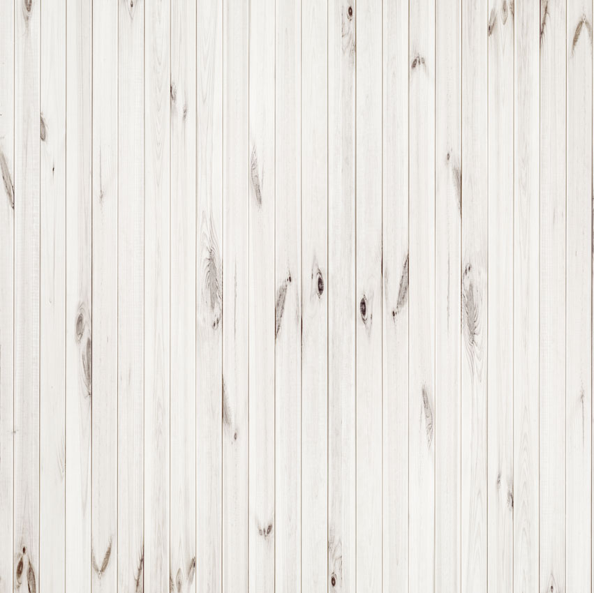 Kate Telón de fondo de pared retro de madera blanca