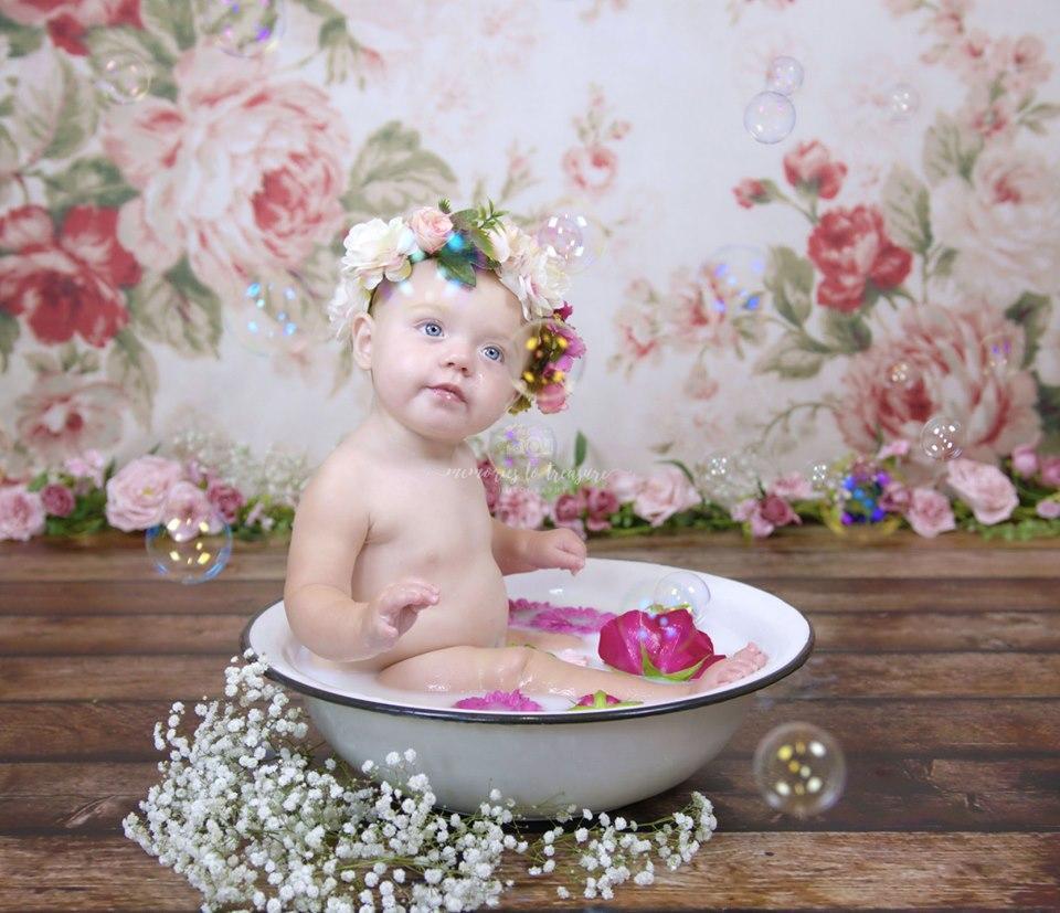 Katebackdrop£ºKate Pattern Flower Backdrop for Photography Style