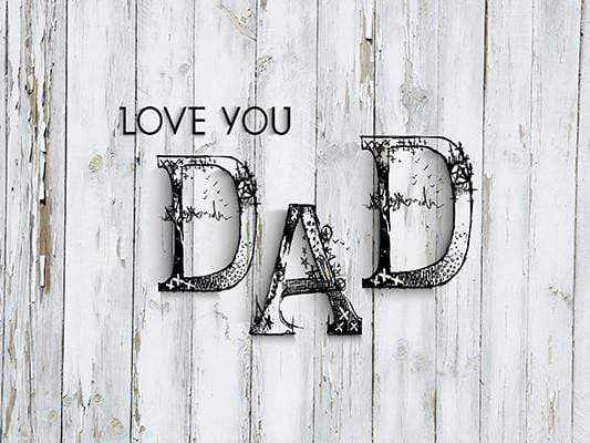Katebackdrop£ºKate Happy Father'S Day White Old Wood Floor Background