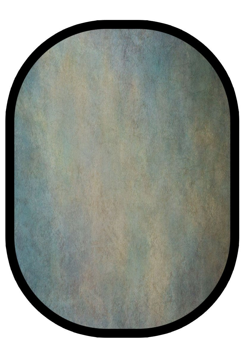 Cargar imagen en el visor de la galería, Kate Textura abstracta como hierro oxidado / Textura abstracta beige un poco de color verde Fotografía de fondo plegable de maternidad 1.5x2m