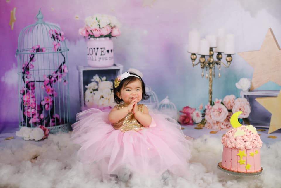 Katebackdrop：Kate Fantastic Cake smash birthday Backdrop for Photography designed by Studio Gumot