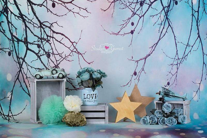 Katebackdrop：Kate Fantastic Christmas Bokeh Background With Decorations Backdrop for Photography designed by Studio Gumot