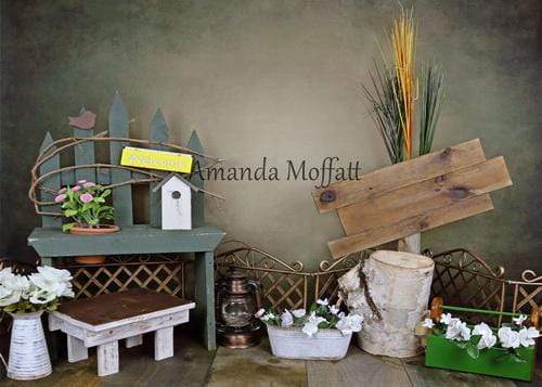 Katebackdrop£ºKate Children Spring Mysterious Garden Flowers Backdrop for Photography Designed by Amanda Moffatt