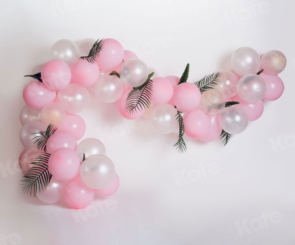 Kate Globo rosa cumpleaños Telón de fondo para fotografía diseñado por Megan Leigh Photography