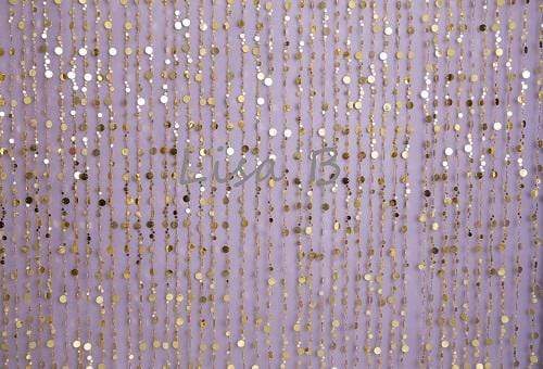 Cargar imagen en el visor de la galería, Katebackdrop£ºKate Purple Gold Dots Children Backdrop for Photography Designed by Lisa B