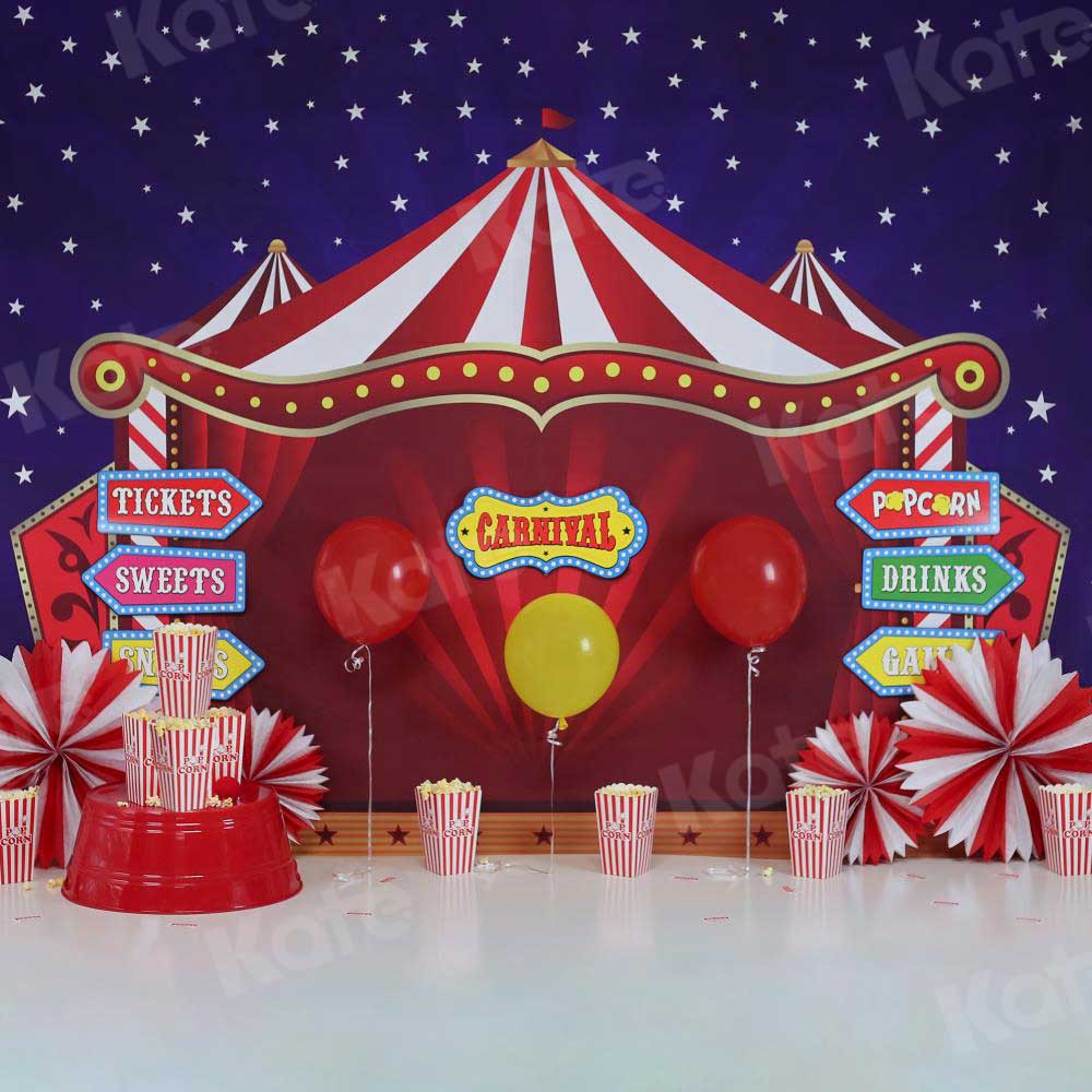 Kate cake smash carnival Telón de fondo para fotografía diseñada por Sherie Skelly