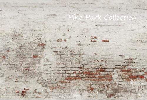 Katebackdrop£ºKate Damaged Brick White Wall  Backdrop for Photography Designed by Pine Park Collection