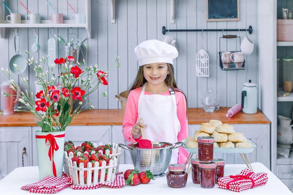Kate Fondo blanco de cocina de primavera para fotografía