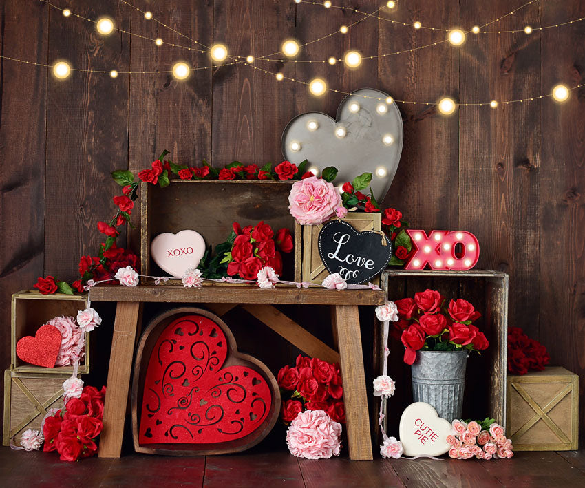 Telón de fondo de las cajas de Kate Valentine diseñado por Mandy Ringe Photography