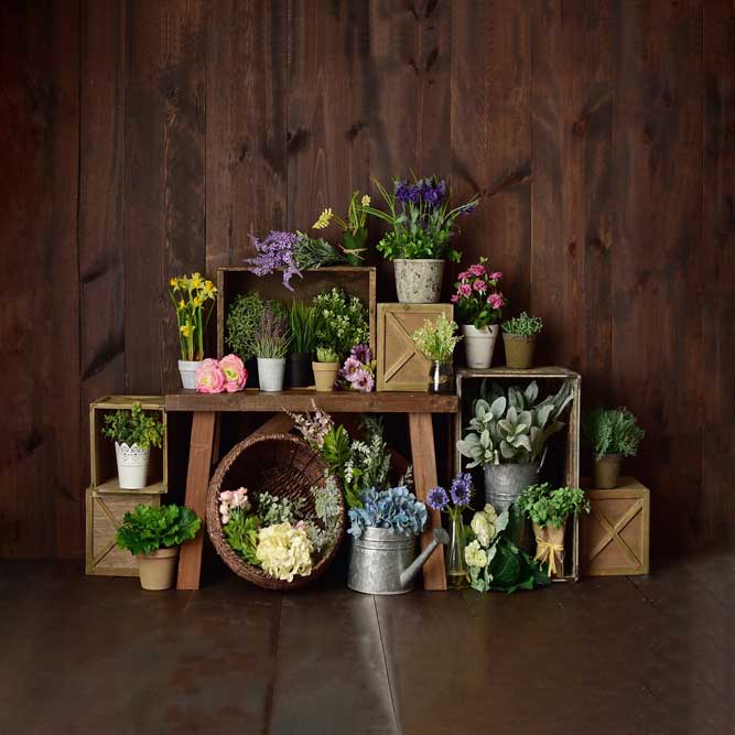 Kate Fondo de cajas de flores de primavera diseñado por Mandy Ringe Photography