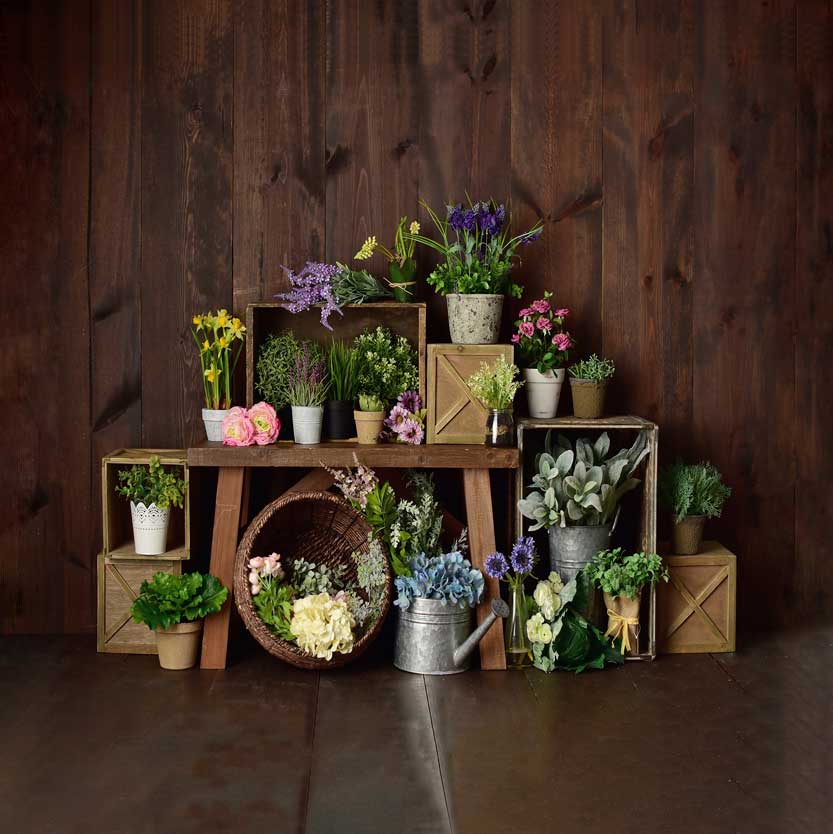 Kate Fondo de cajas de flores de primavera diseñado por Mandy Ringe Photography