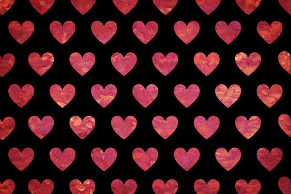 Kate pintó el patrón de corazón Valentines Telón de fondo diseñado por Mandy Ringe Photography