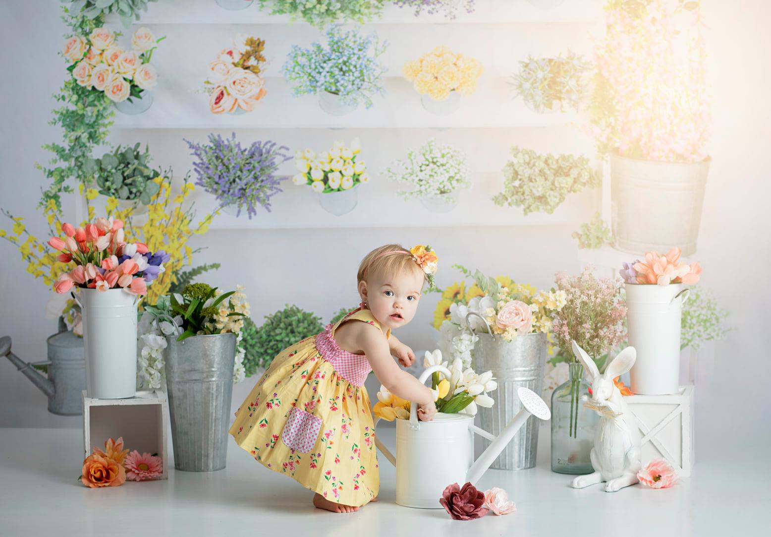 Kate Tienda de flores Fondo de primavera diseñado por Moements Photography