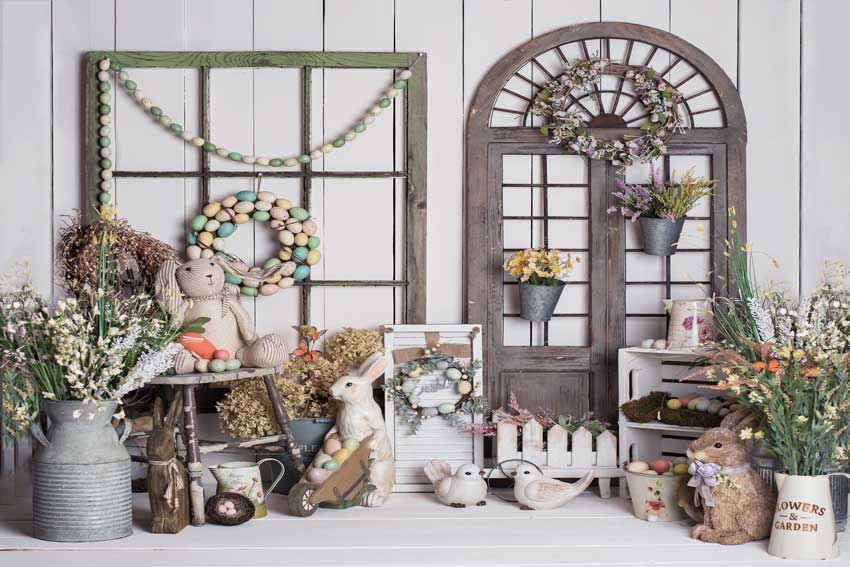 Kate Pascua \ primavera floral Archway Telón de fondo diseñado por Rose Abbas